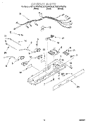 CONTROL Diagram and Parts List for KSRS27FGBL02  KitchenAid Refrigerator