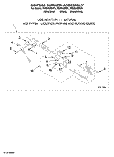 8557890 BURNER ASSEMBLY, OPTIONAL PARTS (NOT INCLUDED) Diagram and Parts List for WGD6400SB1  Whirlpool Dryer