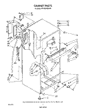 Part Location Diagram of 4318004 Whirlpool HINGE-DOOR