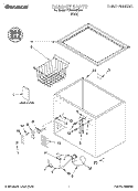 SECTION Diagram and Parts List for TCF0510EW05  Whirlpool Freezer