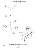 WIRING HARNESS Diagram and Parts List for DU4000XR0  Whirlpool Dishwasher