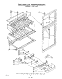BREAKER AND PARTITION Diagram and Parts List for ET22MT1LWR0  Whirlpool Refrigerator