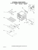 INTERNAL OVEN PARTS Diagram and Parts List for KERS807SBL03  KitchenAid Range
