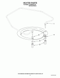 HEATER PARTS Diagram and Parts List for 7GU3800XTVY5  Whirlpool Dishwasher