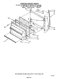 FREEZER DOOR Diagram and Parts List for ET18NKXXG00  Whirlpool Refrigerator