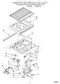 COMPARTMENT SEPARATOR Diagram and Parts List for ET20NKXAN03  Whirlpool Refrigerator