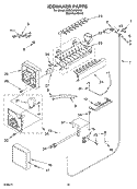 ICEMAKER PARTS Diagram and Parts List for KSSC42QKS02  KitchenAid Refrigerator