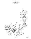 BLOWER Diagram and Parts List for KUDC220T5  KitchenAid Dishwasher