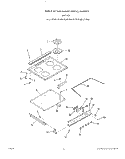 BODY SECTION Diagram and Parts List for S4257W0  Roper Range