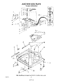MACHINE BASE Diagram and Parts List for KAWE850VAL1  KitchenAid Washer