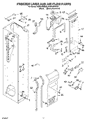 Part Location Diagram of 2259020 Whirlpool DUCT-AIR