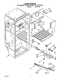 LINER, LIT/OPTIONAL Diagram and Parts List for TT14CKXAW00  Estate Refrigerator