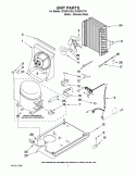 UNIT PARTS Diagram and Parts List for GI15NFLTS3  Whirlpool Ice Maker