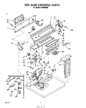 SECTION Diagram and Parts List for LHE9800W2  Whirlpool Dryer