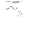 MICROWAVE COMPARTMENT Diagram and Parts List for KEMS307DBS4  KitchenAid Microwave Oven Combo