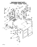 DISPENSER FRONT Diagram and Parts List for 8ED22PWXAW02  Whirlpool Refrigerator