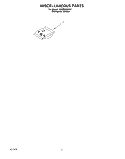 MISCELLANEOUS, LIT/OPTIONAL Diagram and Parts List for DU920QWDQ3  Whirlpool Dishwasher