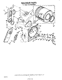 SECTION Diagram and Parts List for GLE7900XMW1  Whirlpool Dryer