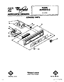 CONSOLE Diagram and Parts List for DU4000XR2  Whirlpool Dishwasher