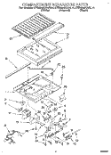 COMPARTMENT SEPARATOR Diagram and Parts List for KTRS25KAWH10  KitchenAid Refrigerator