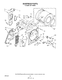 SECTION Diagram and Parts List for LE7010XSW0  Whirlpool Dryer