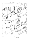 WIRING HARNESS , LIT/OPTIONAL Diagram and Parts List for MW8300XL2  Whirlpool Microwave