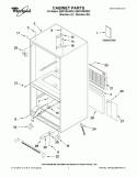 CABINET PARTS Diagram and Parts List for EB9FVBLWS03  Whirlpool Refrigerator