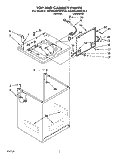 TOP AND CABINET, LIT/OPTIONAL Diagram and Parts List for KAWE560WWH3  Whirlpool Washer