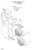 FREEZER LINER Diagram and Parts List for GD22SFXHS00  Whirlpool Refrigerator
