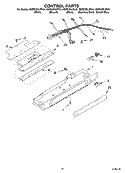 CONTROL Diagram and Parts List for KSRU25ILBT01  KitchenAid Refrigerator