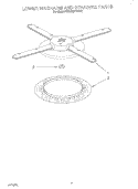 LOWER WASHARM AND STRAINER Diagram and Parts List for KUDJ23HYWH2  KitchenAid Dishwasher