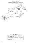 LATCH Diagram and Parts List for KEMC308HWH2  KitchenAid Microwave Oven Combo
