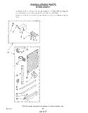 INSTALLATION Diagram and Parts List for X05002W00  Roper Air Conditioner