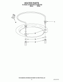 HEATER PARTS Diagram and Parts List for DU1345XTVB5  Whirlpool Dishwasher