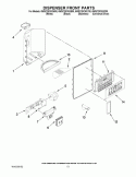 Part Location Diagram of W10276253 Whirlpool TRAY-DRIP