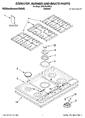 Part Location Diagram of 8286697 Whirlpool Tech Sheet