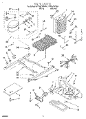 UNIT Diagram and Parts List for 4YED20TKDN01  Whirlpool Refrigerator