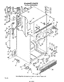CABINET Diagram and Parts List for ET20MKXRWR0  Whirlpool Refrigerator