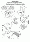 Part Location Diagram of W10119830 Whirlpool PAN-CRISPR