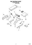TOP VENTING PARTS Diagram and Parts List for KDRP462LSS04  KitchenAid Range