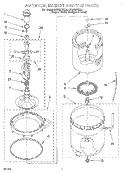 AGITATOR, BASKET AND TUB Diagram and Parts List for KAWS977EQ0  KitchenAid Washer