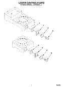 LOWER CONTROL PARTS Diagram and Parts List for 4KPCM100PM0  KitchenAid Coffee Maker