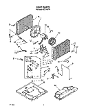 UNIT, LIT/OPTIONAL Diagram and Parts List for ACQ154XY0  Whirlpool Air Conditioner