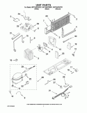 UNIT PARTS Diagram and Parts List for W8TXNGFWB01  Whirlpool Refrigerator