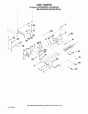 UNIT PARTS Diagram and Parts List for KUWS24RSBS14  KitchenAid Wine and Beverage Cooler