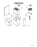 ACCESSORY PARTS Diagram and Parts List for TC8700XYP2  Whirlpool Trash Compactor