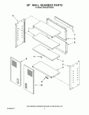 28`` WALL GEARBOX Diagram and Parts List for GAWG28FDWG00  Whirlpool Cabinet