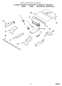 TOP VENTING, OPTIONAL Diagram and Parts List for KEBS208DBS11  KitchenAid Wall Oven