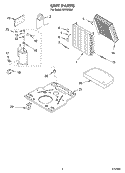 Part Location Diagram of 1186739 Whirlpool CAPACITOR