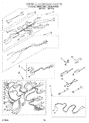 WIRING HARNESS, OPTIONAL Diagram and Parts List for KEMS377BWH1  KitchenAid Wall Oven